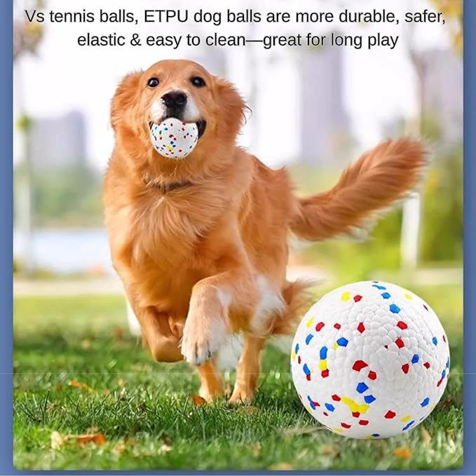 Automatic Ball Launcher for Dogs ,The Upgraded Ball Thrower Adjustable Distance 20-45ft Including 6 PCS 2.3-inch Sized Balls, Interactive Dog Toys Suitable for Small to Medium Sized Dogs