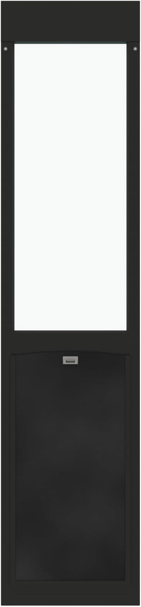 Liberty Pet Door for Sliding Glass Door | Aluminum Frame with Closing Cover | for Home & Rentals | Clear Glass | Black, XXL Flap, 90.5" - 92" Slider Height