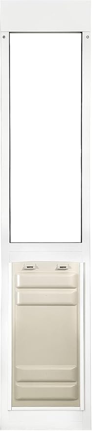 Endura Flap Thermo Panel Dual-Pane Pet Door for Extreme Weather | Premium Insulated Pet Door Solution | Heavy-Duty, Secure, Weather-Resistant | White, XXL Flap, 77.25"-80.25" Slider Height