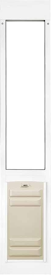 Endura Flap Thermo Panel Dual-Pane Pet Door for Extreme Weather | Premium Insulated Pet Door Solution | Heavy-Duty, Secure, Weather-Resistant | White, Large Flap, 77.25"-80.25" Slider Height