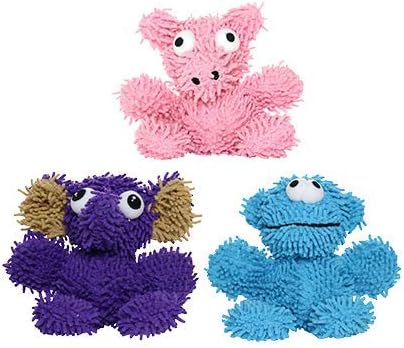 MIGHTY- Microfiber Ball Elephant– Made with Squeaker Balls and Minimal Stuffing. Strong & Tough. Interactive Play Dog Toy. Machine Washable & Floats. (Combo Pack #1)