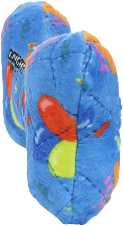 MIGHTY- NO Stuff Bone– Squeaky Plastic Core. 2-in-1 Toy. Made Durable, Strong & Tough. Interactive Play Dog Toy (Tug, Toss & Fetch). It Floats. (Celebration, Medium 2 Pack)