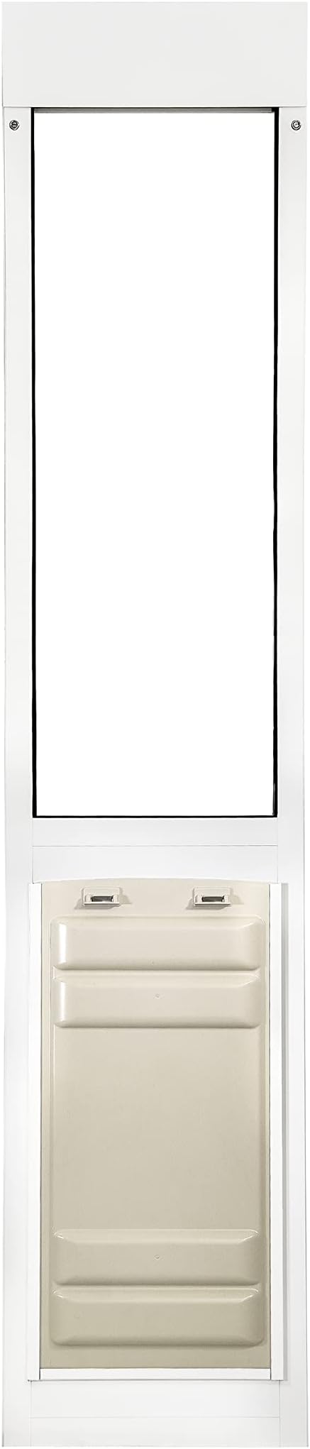Endura Flap Thermo Panel Dual-Pane Pet Door for Extreme Weather | Premium Insulated Pet Door Solution | Heavy-Duty, Secure, Weather-Resistant | White, XL Flap, 77.25"-80.25" Slider Height