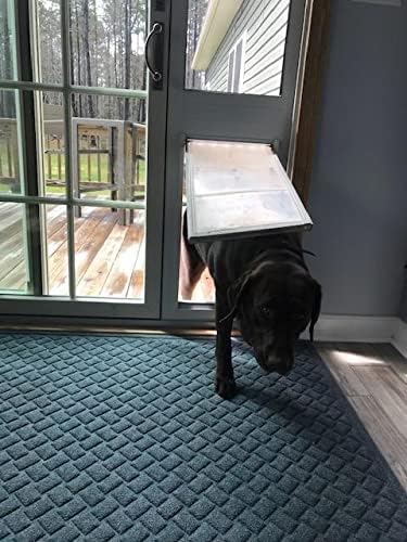 Endura Flap Thermo Panel Dual-Pane Pet Door for Extreme Weather | Premium Insulated Pet Door Solution | Heavy-Duty, Secure, Weather-Resistant | White, XL Flap, 74.75"-77.75" Slider Height