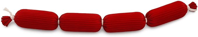 Lokum Handmade Plush Sausage Dog Toy – Durable, Soft, Squeaky-Free Chew Toy for Small and Medium Dogs, Eco-Friendly Material