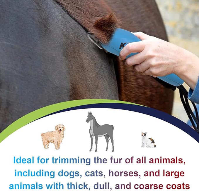 Detachable Pet Dog Grooming Blades-Size 40W Dog Grooming Wide Blade,Cutting Length 1/100",Compatible with Andi-s,Oster A5,Wahl km10 Clippers