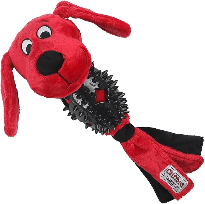 Dog Toys – Tug of War Rope Toy for Dogs, Plush Bone, Durable Rubber Chew Toy for Training, Fetch, Pull, and Play for Large & Small Dogs, Canine Tug Toys. (Ruff n Tough)