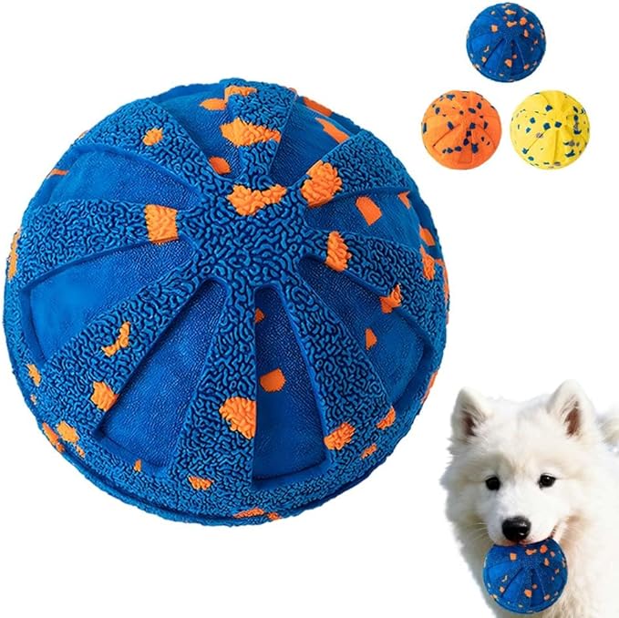 2025 Upgraded Smart Interactive Dog Balls, Auto Rolling Dog Toys for Aggressive Chewers , Waterproof Smart Shaking Pet Bounce Electric Balls, Automatic Moving Toys for Small Medium Large Dogs (Blue)