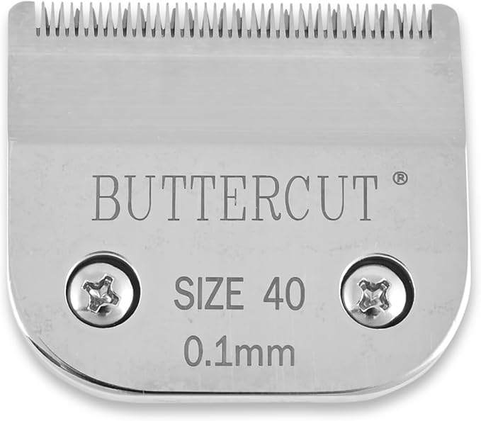 Geib Buttercut Detachable Replacement Dog Clipper Blades - Complete 8 Pack Set, Stainless Steel Long-Lasting Sharp Edges, Compatible with Andis A5, Oster A5, Wahl KM10, Dog Grooming Blade