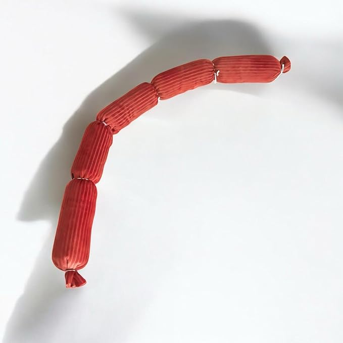 Lokum Handmade Plush Sausage Dog Toy – Durable, Soft, Squeaky-Free Chew Toy for Small and Medium Dogs, Eco-Friendly Material