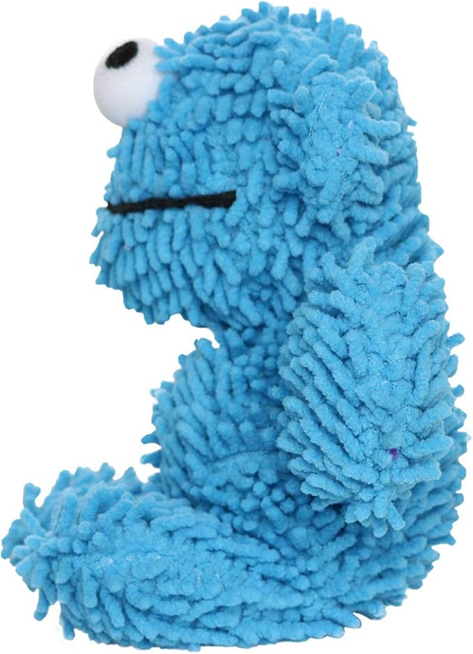 MIGHTY- Microfiber Ball Monster - Made with Squeaker Balls and Minimal Stuffing. Strong & Tough. Interactive Play Dog Toy. Machine Washable & Floats (Junior)