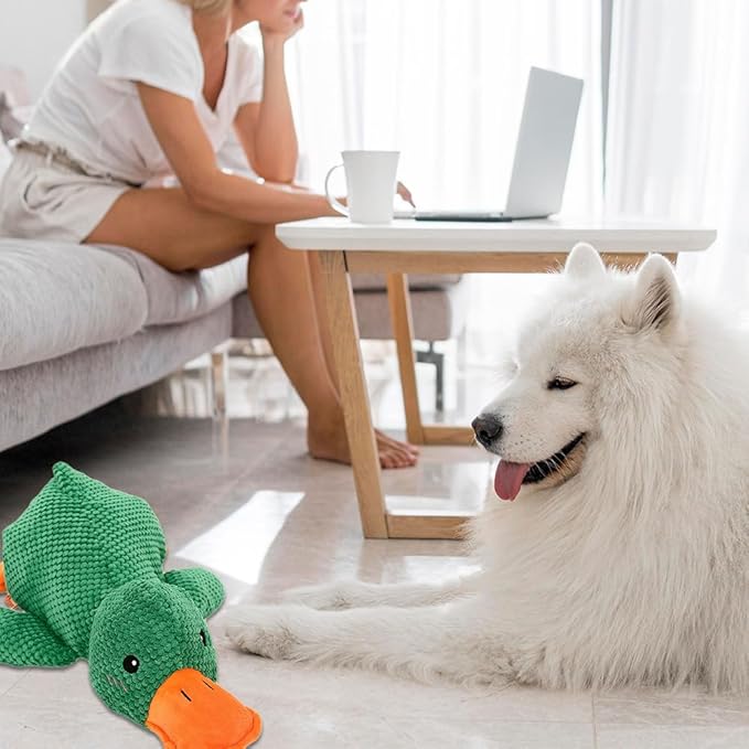 Duck Dog Toy for Dogs Pet Supplies,2025 Upgrade Durable Calming Ducks Dog Toy,Squeak Dog Toys Stuffed Fun for Indoor Puppies Small Dog Indoor Puppy Essentials (Pink-1PC)