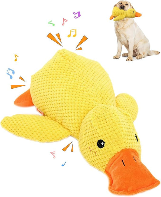 Duck Dog Toy for Dogs Pet Supplies,2025 Upgrade Durable Calming Ducks Dog Toy,Squeak Dog Toys Stuffed Fun for Indoor Puppies Small Dog Indoor Puppy Essentials (Yellow-1PC)