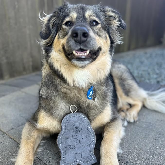 Yeti Dog Chew Premium Leather Dog Toy, All Natural Ethically Sourced, One-Horned Rhinoceros