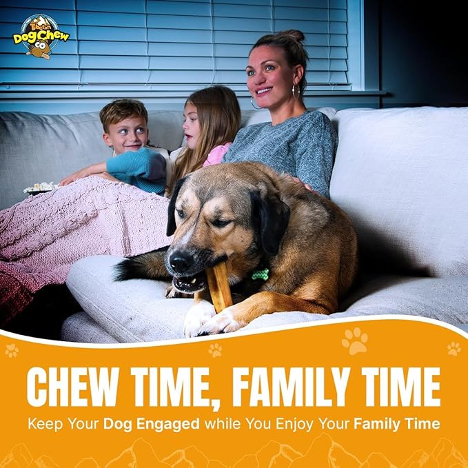 Tibetan Dog Chew Yak Cheese Sticks (12 Large Chews) - Handmade Treats for Aggressive Chewers, Easy to Digest, No Additives, Rawhide, Grains, or Gluten - Ideal Dog Toy and Travel Bag Companion
