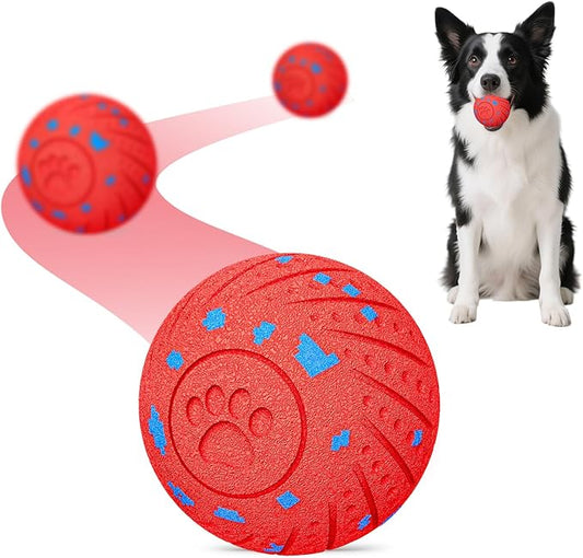 Smart Interactive Dog Toys, Activated Moving, Bouncing, Rotating Ball for Medium/Large Dogs, 2025 E-TPU Material, Motion-Activated Dog Gift to Keep Them Busy, IP54 Waterproof & USB Rechargeable