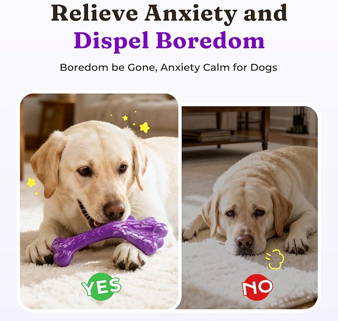 Aggressive Chewers Dog Chew Toys - 2 Pack Tough Dog Toys for Aggressive Chewers Large Breed, Indestructible Dogs Toy for Gift, Interactive to Keep Them Busy