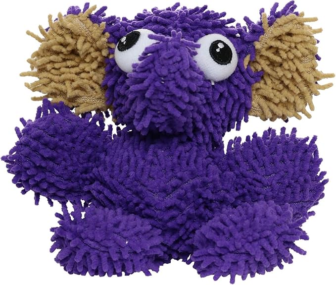 MIGHTY- Microfiber Ball Elephant– Made with Squeaker Balls and Minimal Stuffing. Strong & Tough. Interactive Play Dog Toy. Machine Washable & Floats. (Combo Pack #1)
