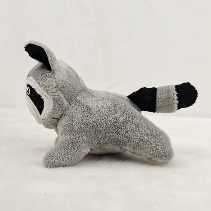 Glow Pups Hide and Seek Dog Toy, Interactive Plush Raccoon in Tree Burrow, Squeaky Woodland Style Dog Toys for Small Dogs, Mental Stimulation, Medium Size Tree with 4 Raccoon