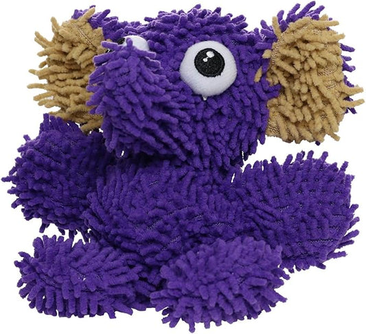 MIGHTY- Microfiber Ball Elephant– Made with Squeaker Balls and Minimal Stuffing. Strong & Tough. Interactive Play Dog Toy. Machine Washable & Floats. (Junior)