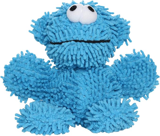 MIGHTY- Microfiber Ball Monster - Made with Squeaker Balls and Minimal Stuffing. Strong & Tough. Interactive Play Dog Toy. Machine Washable & Floats (Junior 2 Pack)