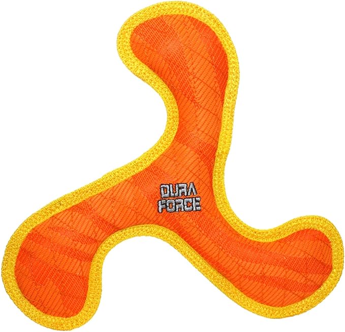 DURA FORCE - Durable Woven Fiber - Crab - Squeakers - Multiple Layers. Made Durable, Strong & Tough. Interactive Play Dog Toy (Tug, Toss & Fetch). Machine Washable & Floats (Combo Pack)