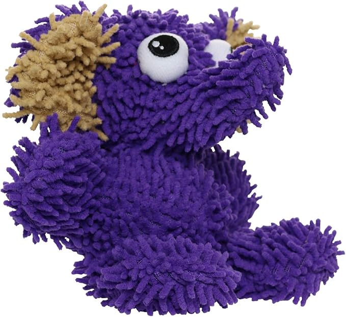 MIGHTY- Microfiber Ball Elephant– Made with Squeaker Balls and Minimal Stuffing. Strong & Tough. Interactive Play Dog Toy. Machine Washable & Floats. (Junior 2 Pack)