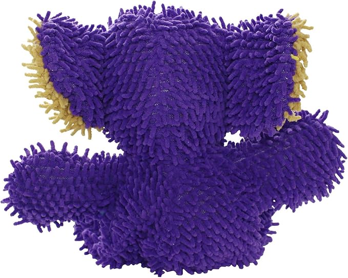 MIGHTY®- Microfiber Ball Elephant– Made with Squeaker Balls and Minimal Stuffing. Strong & Tough. Interactive Play Dog Toy. Machine Washable & Floats. (Medium)