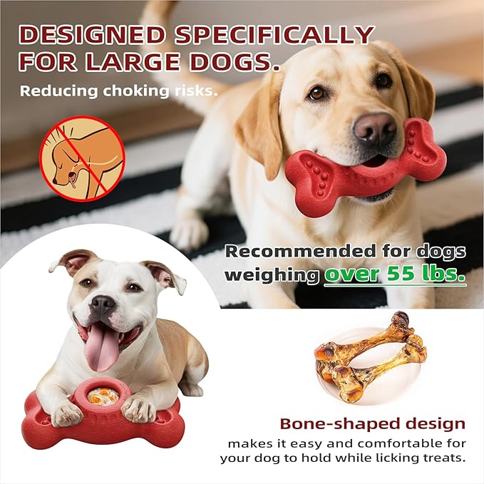 Frozen Dog Toy to Keep Them Busy, Though Dog Toys for Aggressive Chewers, Indestructible Dog Toy for Large Medium Small Breed, Chew Toys for Dogs Reduces Anxiety & Solve Boredom
