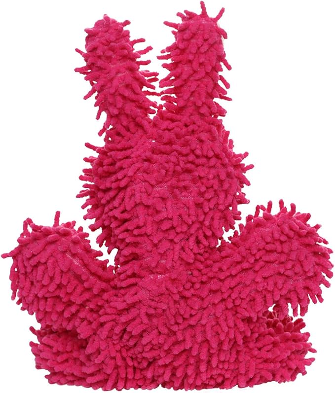 MIGHTY- Microfiber Ball Rabbit-– Made with Squeaker Balls and Minimal Stuffing. Strong & Tough. Interactive Play Dog Toy. Machine Washable & Floats (Junior 2 Pack)