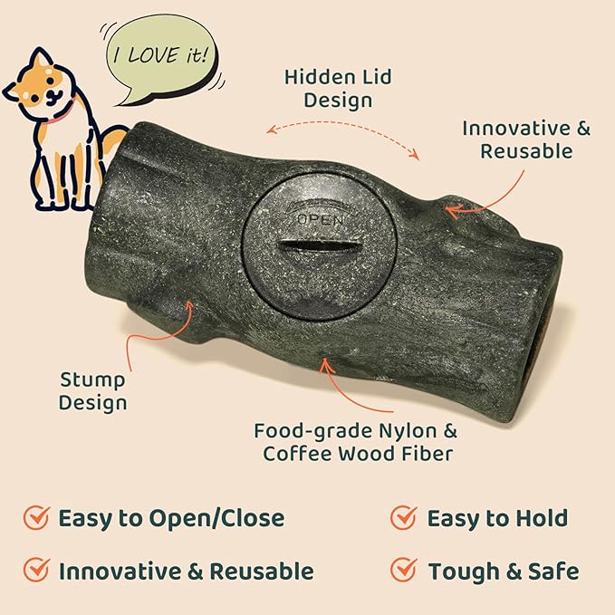 Interactive Dog Toys for Aggressive Chewers, Long-Lasting Frozen Dogs Treat Holder to Keep Them Busy, Indestructible Dog Enrichment Toys - Reduce Anxiety, Safe for Large/Medium Breed