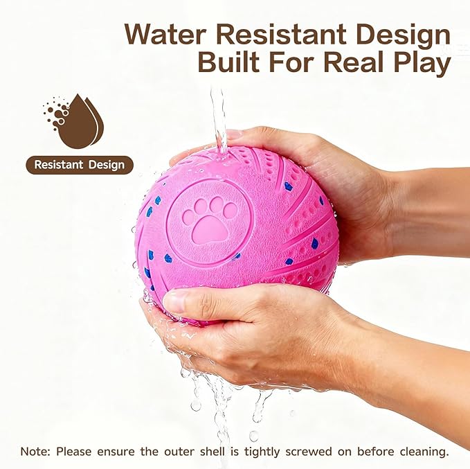 Interactive Dog Ball, Smart Interactive Dog Toys for Medium and Large Dogs, Automatic Moving, Bouncing, and Rotating Pet Balls with E-TPU Material, IP54 Waterproof Dog Toy to Keep Them Busy