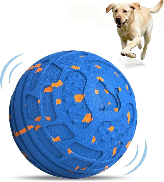 Smart Interactive Dog Toy Ball – Automatic Moving, Bouncing & Rolling, 3 Modes, Chew-Proof E-TPU Shell, Waterproof, Rechargeable,Dog Ball for Medium and Large Dogs,Blue
