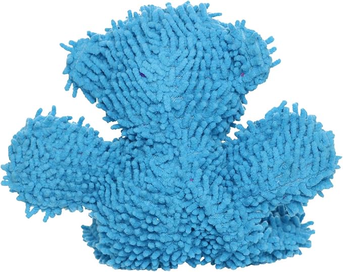 MIGHTY- Microfiber Ball Monster - Made with Squeaker Balls and Minimal Stuffing. Strong & Tough. Interactive Play Dog Toy. Machine Washable & Floats (Junior)
