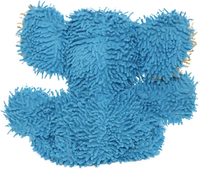 MIGHTY- Microfiber Ball Elephant– Made with Squeaker Balls and Minimal Stuffing. Strong & Tough. Interactive Play Dog Toy. Machine Washable & Floats. (Medium Blue)