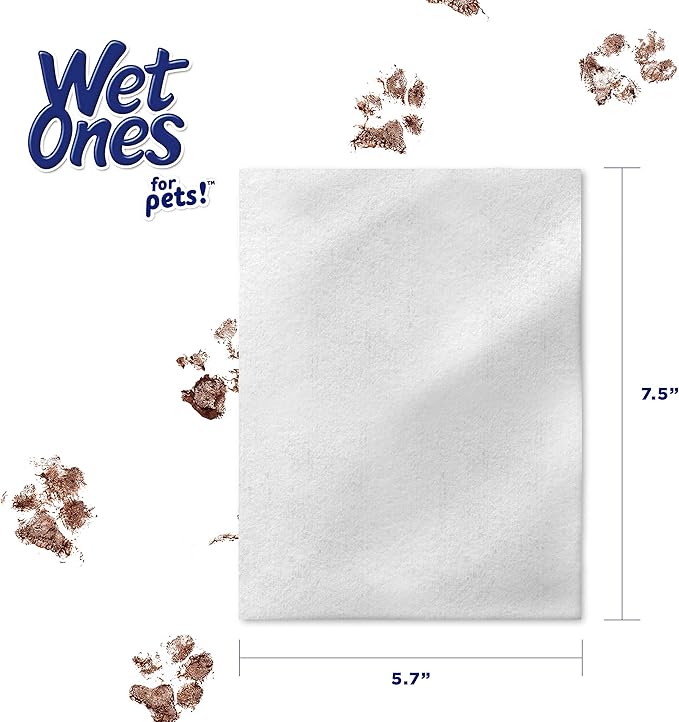 Wet Ones for Pets Multi-Purpose Dog Wipes with Vitamins A, C & E | Fragrance-Free Dog Wipes, Pet Wipes Multipurpose | Dog Grooming Wipes (Pack of 3, 150 Count Total)